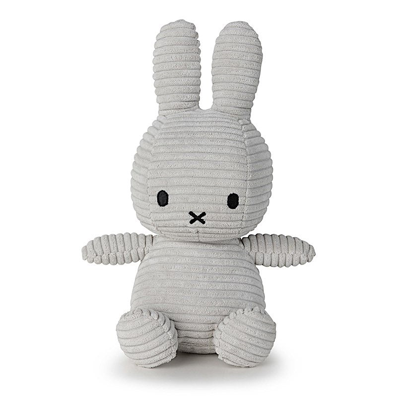 Miffy corduroy 23cm - Gris clair