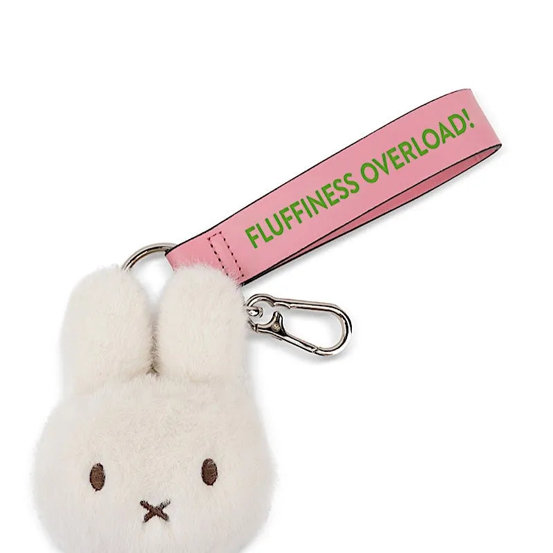 Charm pour sac/ porte clés Miffy Fuzzy - Ecru