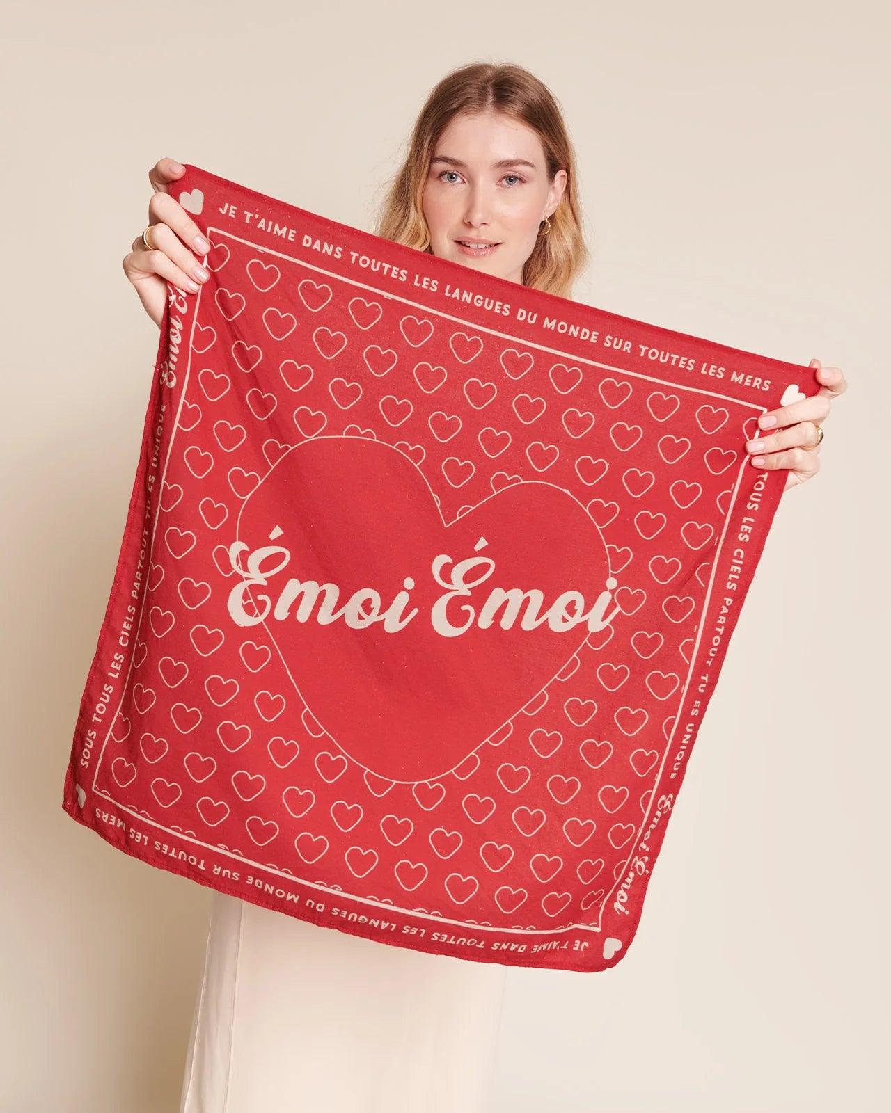 Le bandana émoi émoi - rouge