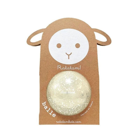 Balle de manipulation bulle argent 10 cm - Mouton