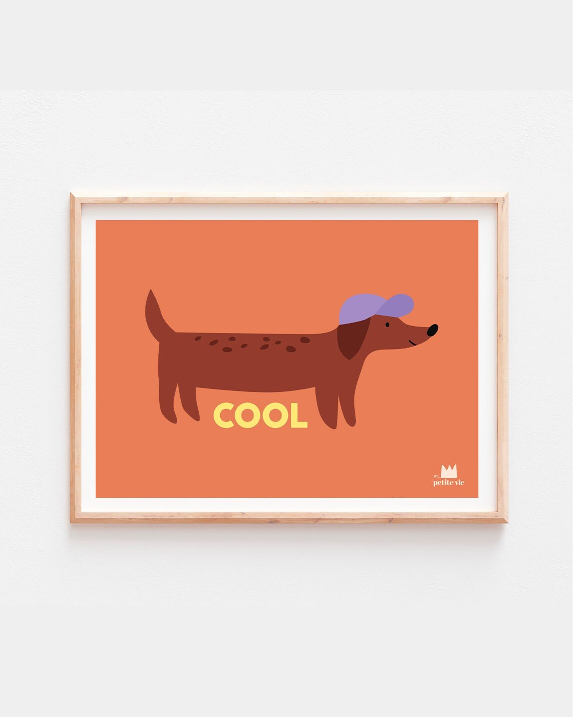 Affiche A3- cool chien