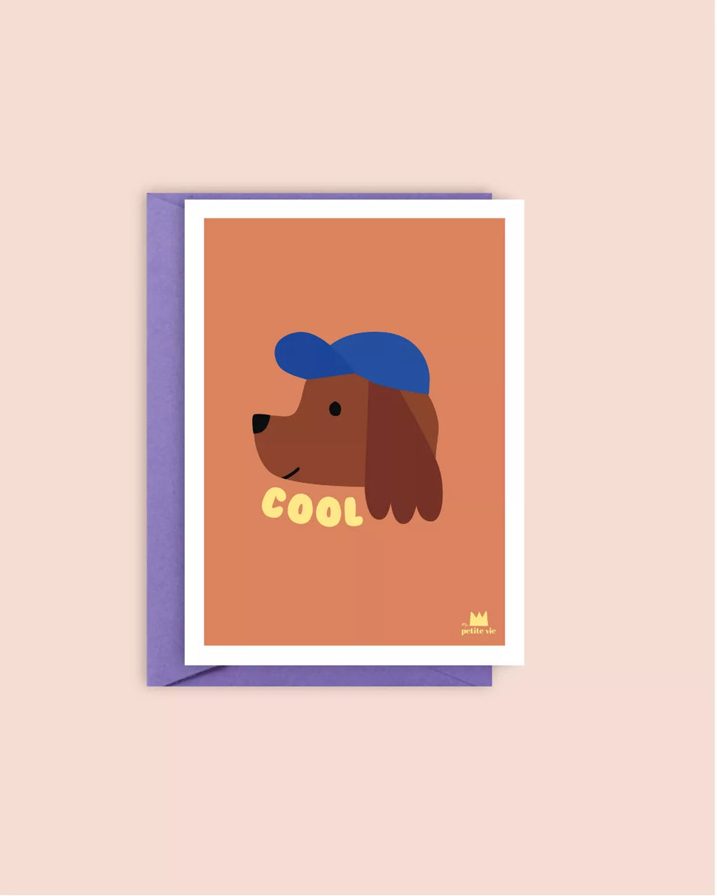 Carte enfant - cool chien