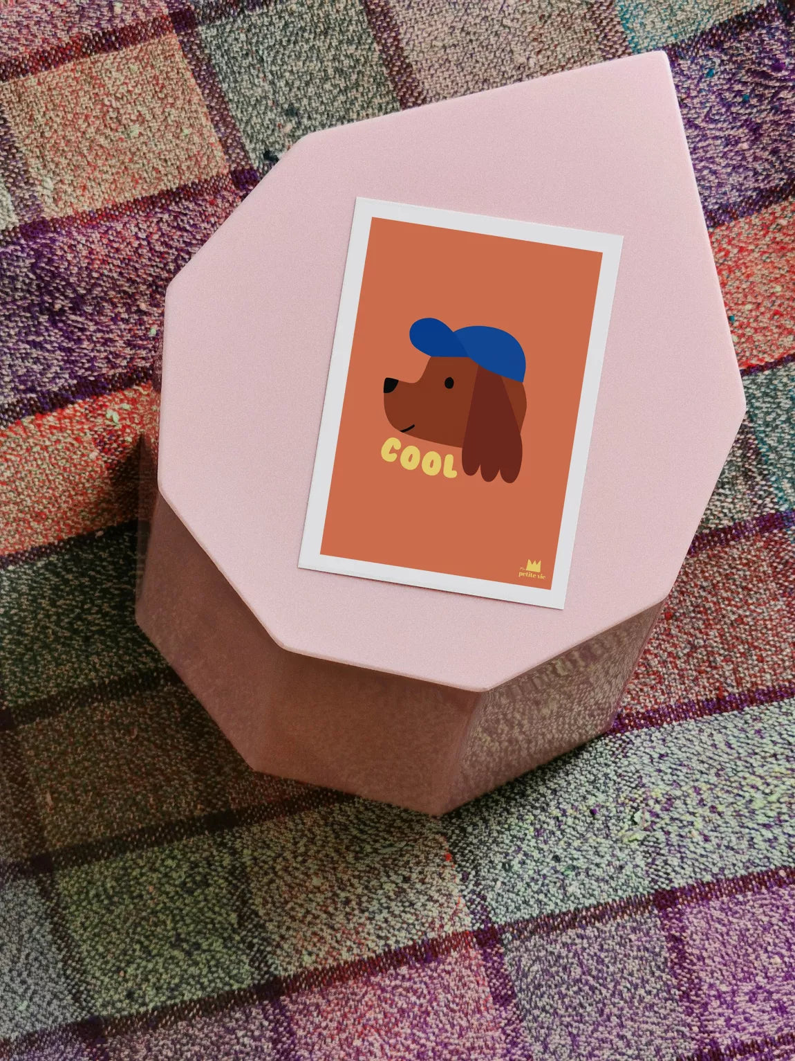 Carte enfant - cool chien