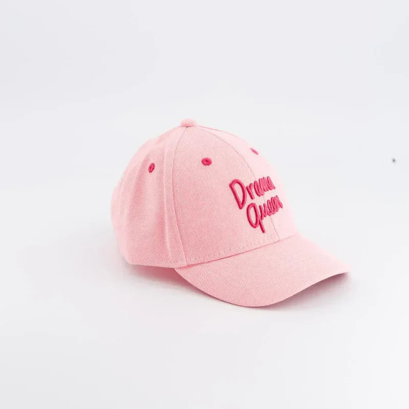 Casquette Drama Queen denim rose | Enfant - CHAMAYE