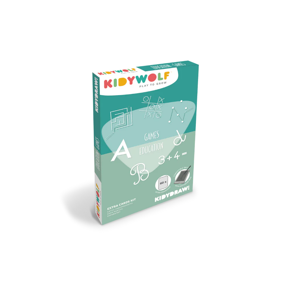 Refill KIDYDRAW-MINI Cartes supplémentaires thèmes "Jeux et Education"