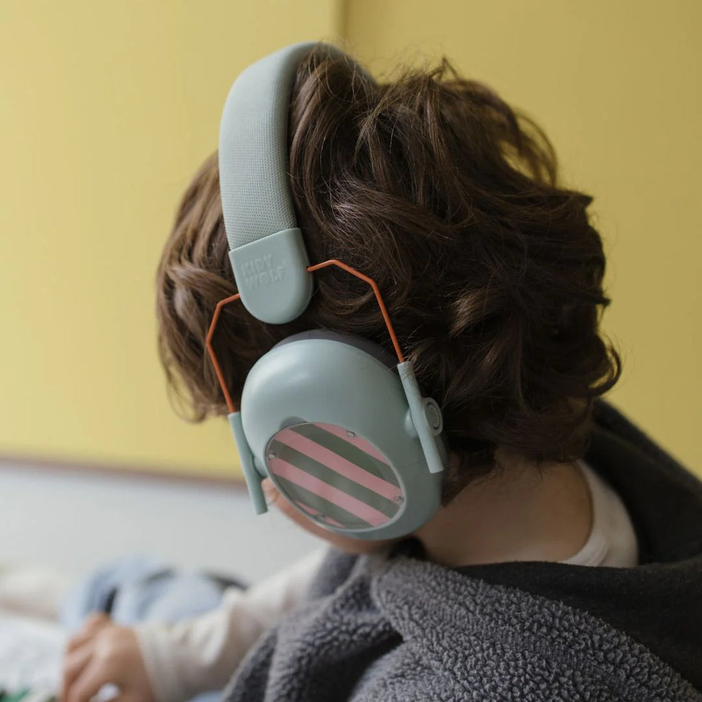 Casque anti bruit vert