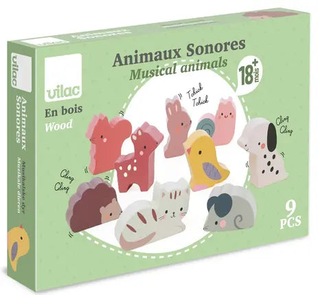 ANIMAUX SONORES LES ANIMAUX FAMILIERS - SARAH BETZ