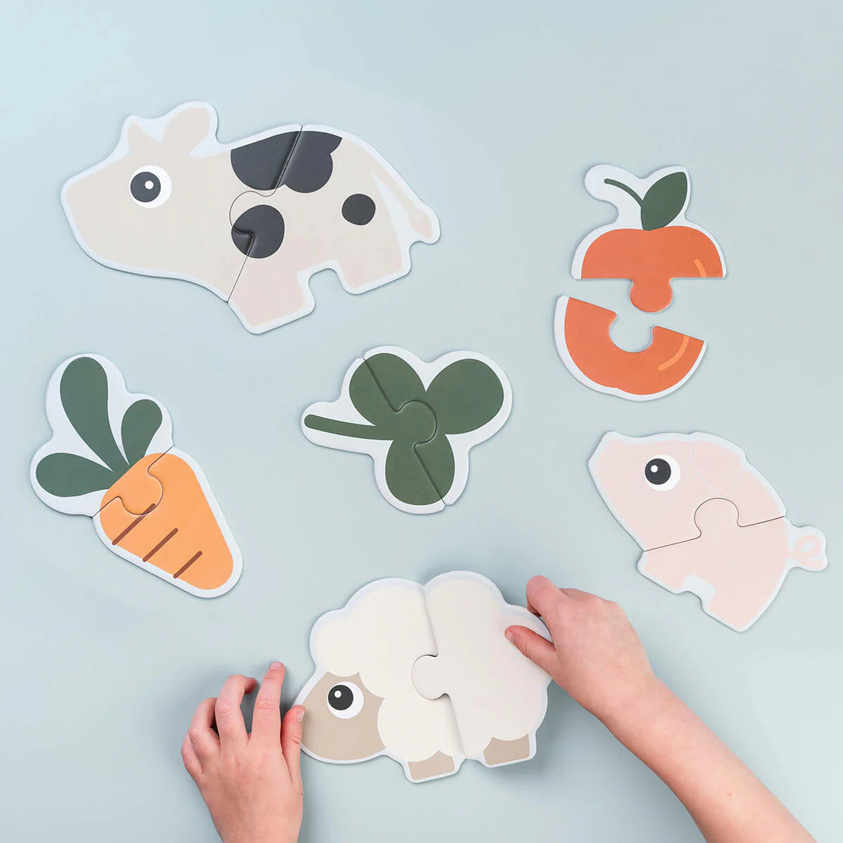 Premier puzzle Jigsaw - Tiny farm - Multicolore
