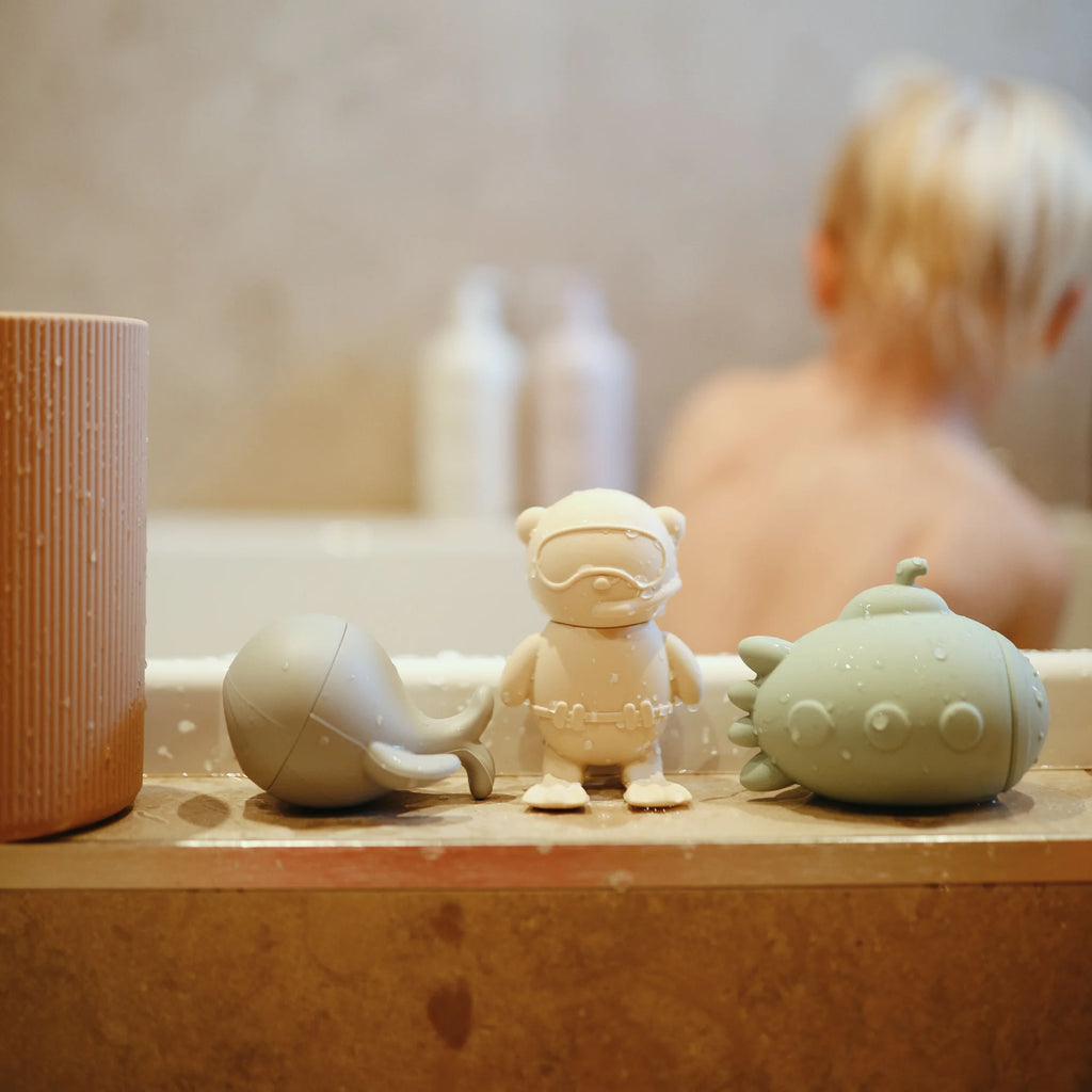 Ensemble de jeu pour le bain en silicone Sealife - Paquet de 4