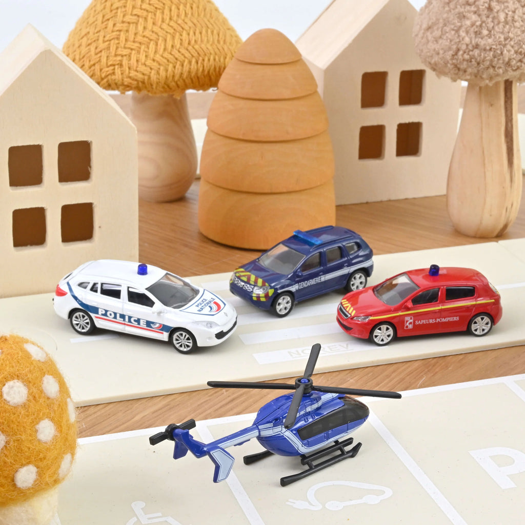 Pack 4 pcs Urgences 1/64 - Plusieurs modèles disponibles