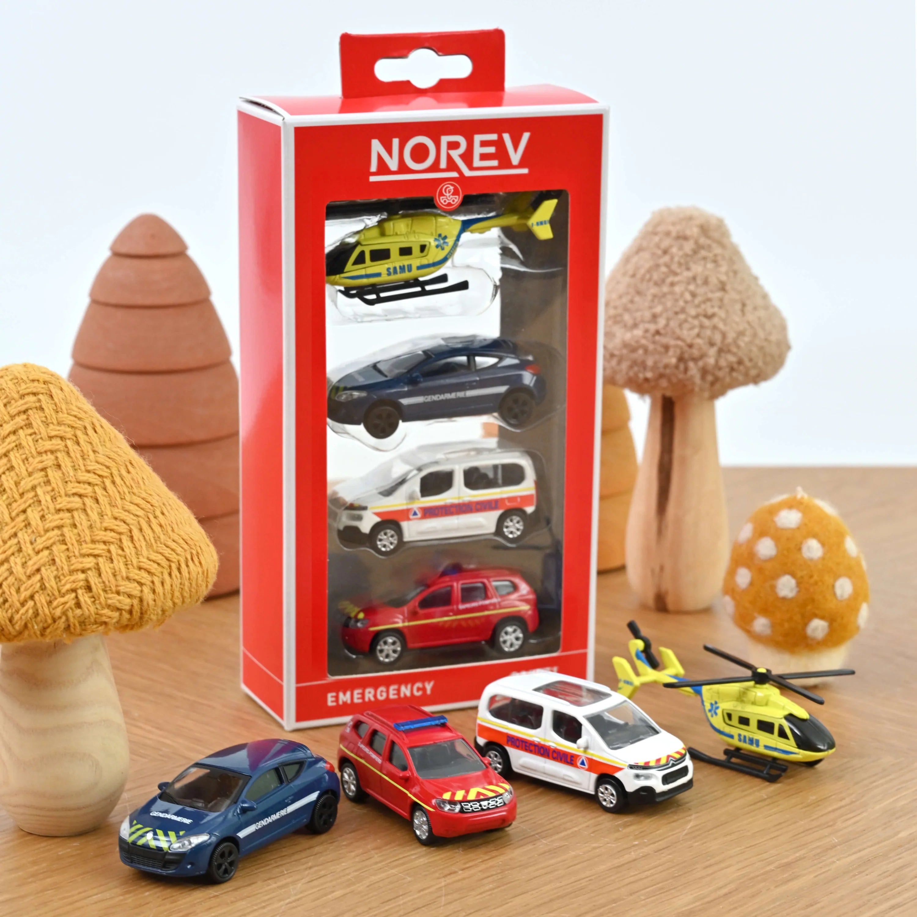 Pack 4 pcs Urgences 1/64 - Plusieurs modèles disponibles