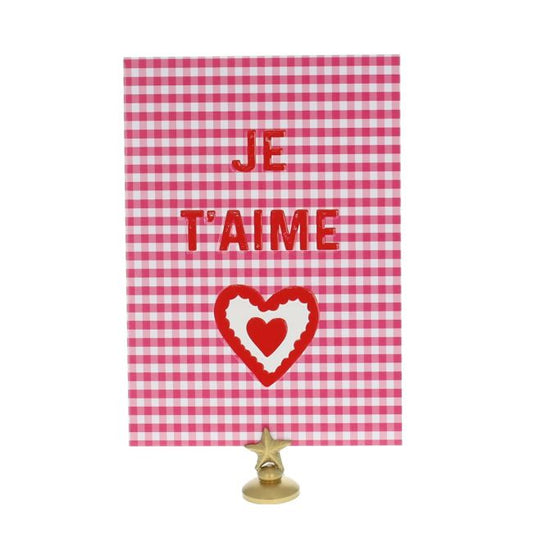 carte "Je t'aime"