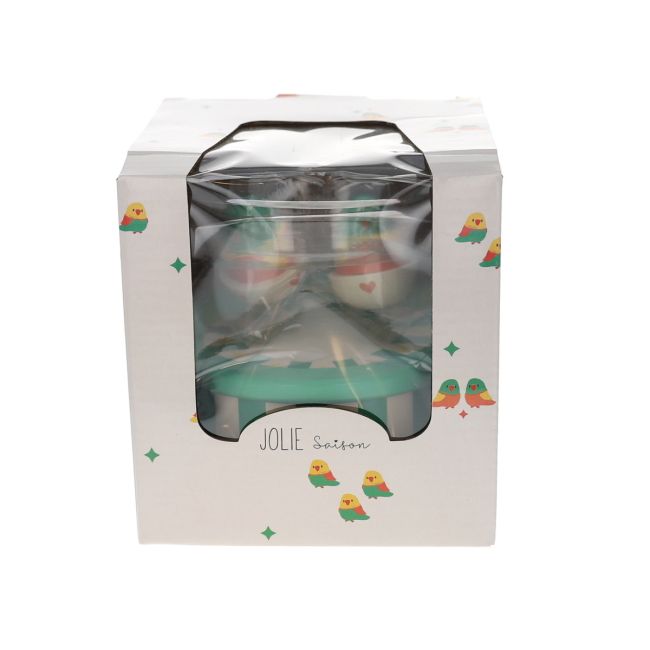 Boîte à Musique oiseaux - Les Inséparables