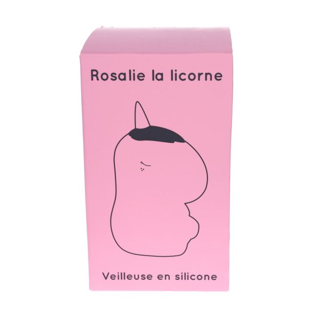 Veilleuse Rosalie la licorne rechargeable