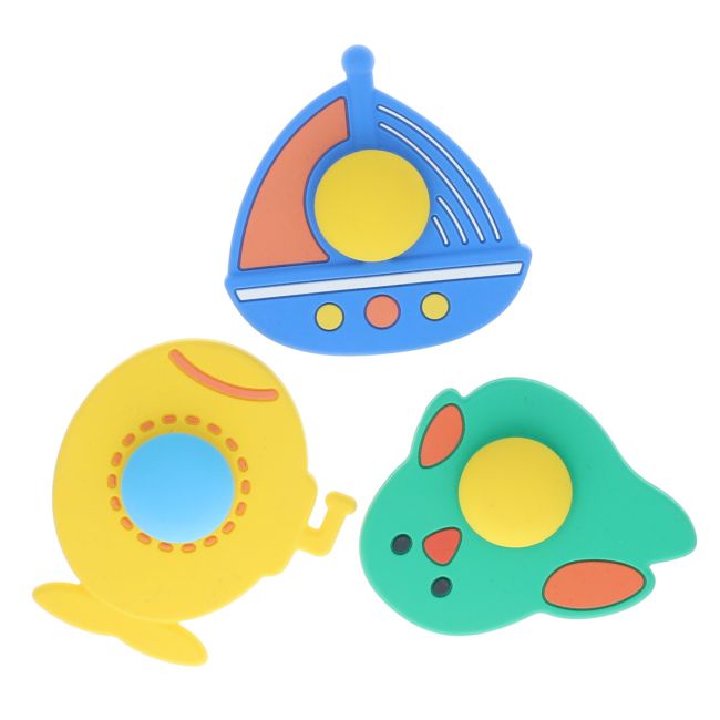 Lot de 3 ventouses de bain