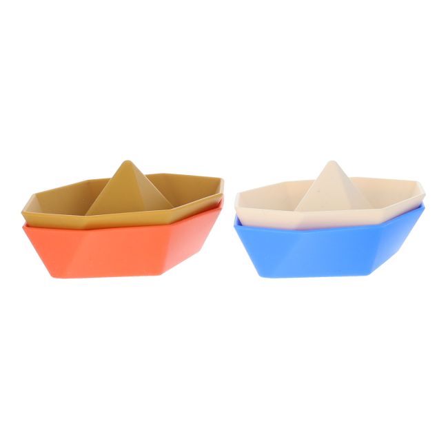 Set de 4 petits bateaux en silicone