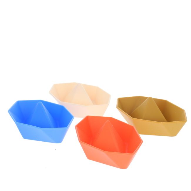 Set de 4 petits bateaux en silicone