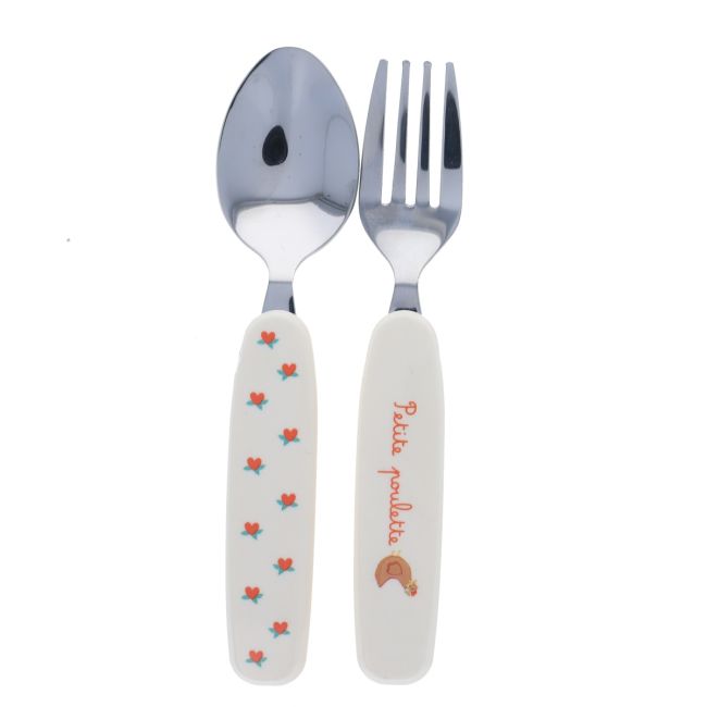 Set de couverts - La petite poule rousse
