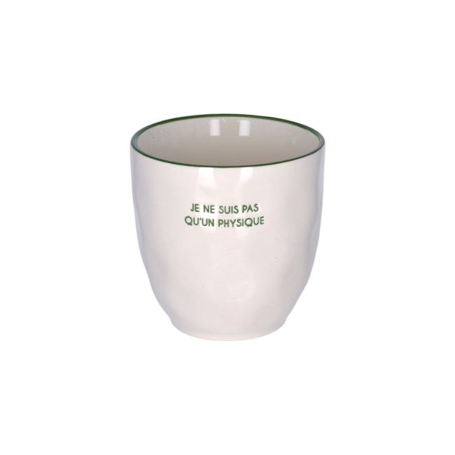 Tasse à café "Je ne suis pas qu'un physique"