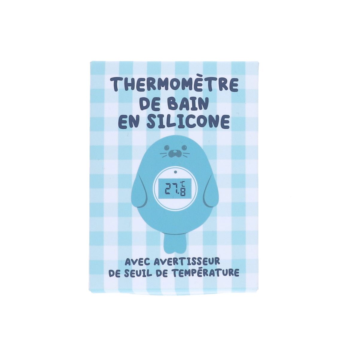 Thermomètre de bain digital en silicone phoque