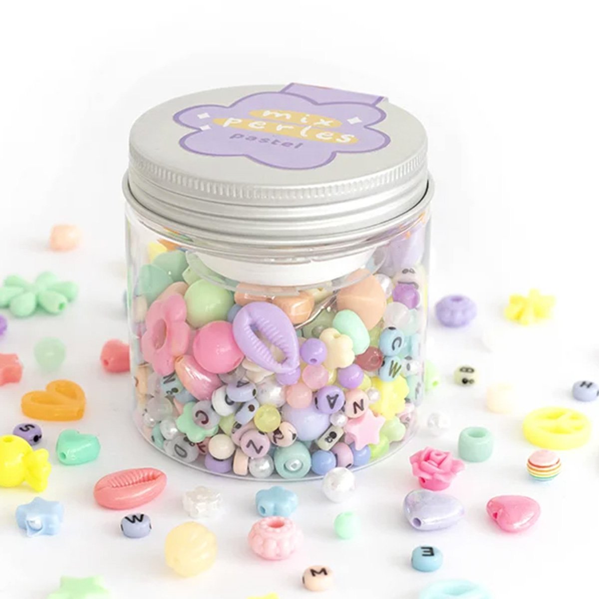 Mix de perles - Pastel