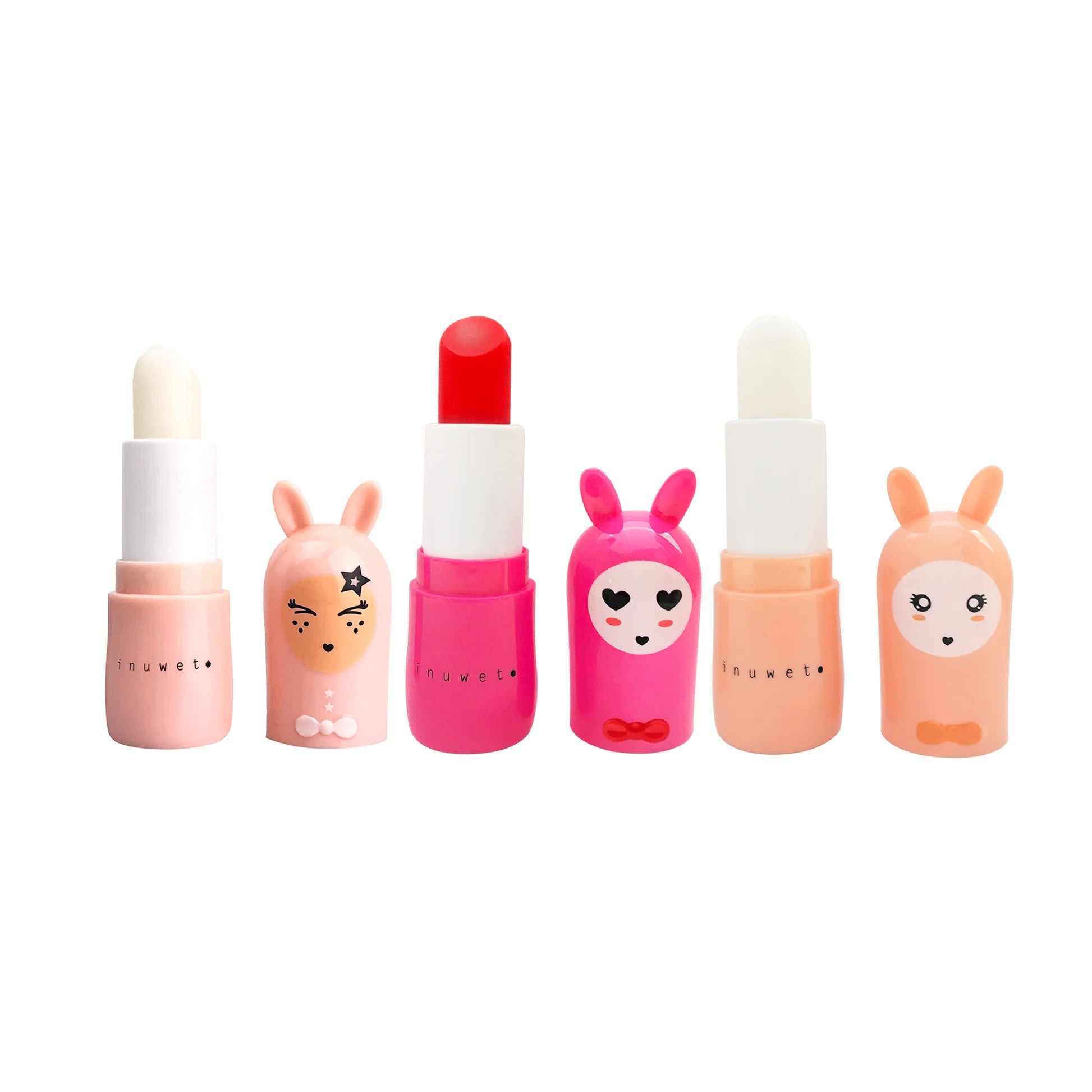Coffret trio baumes à lèvres Bisous d'Amour - INUWET
