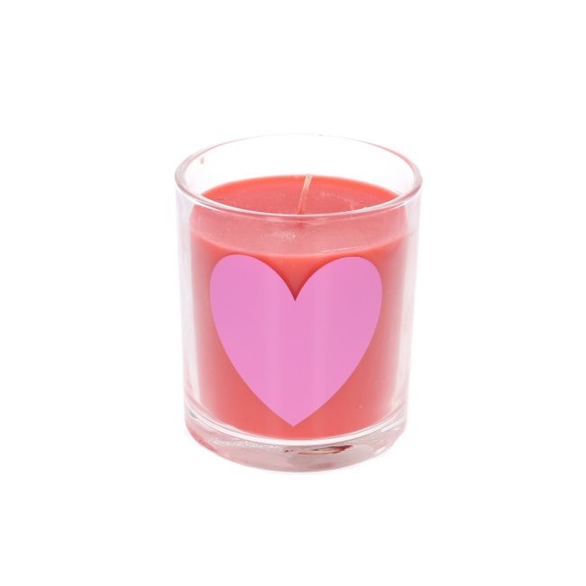 Bougie coeur merci