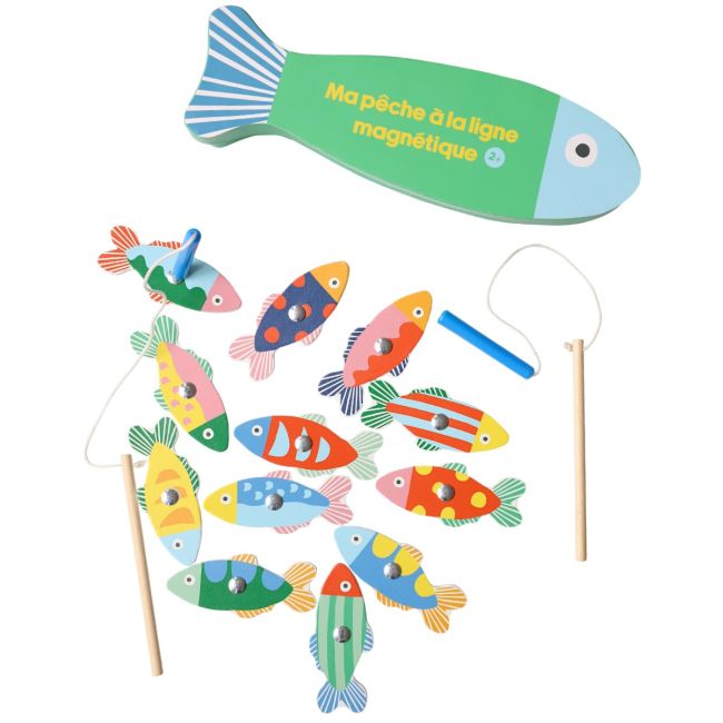 Pêche à la ligne magnétique poissons