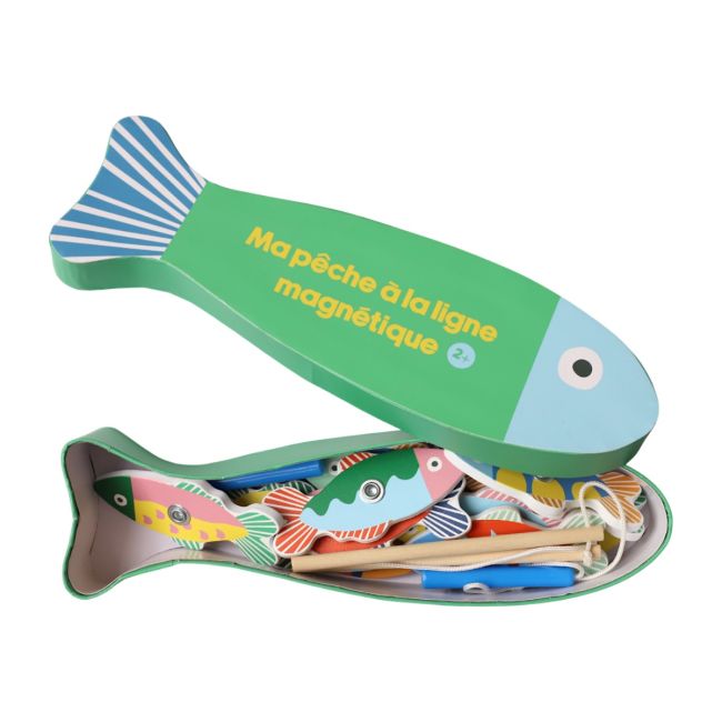 Pêche à la ligne magnétique poissons