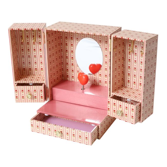 Boîte à bijoux double porte