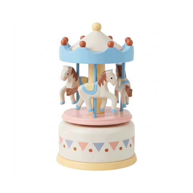 Boîte à musique Carrousel manège à chevaux