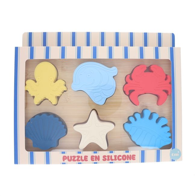 Puzzle marin à encastrer en silicone – Petit Matelot