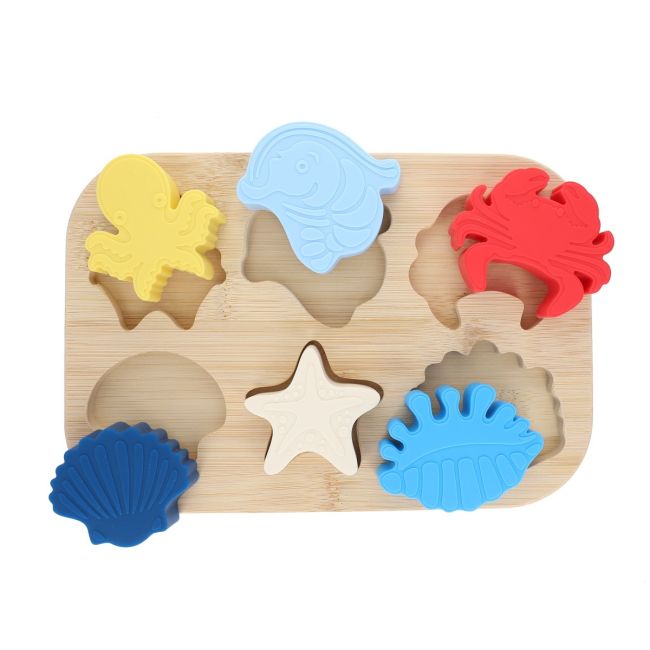 Puzzle marin à encastrer en silicone – Petit Matelot