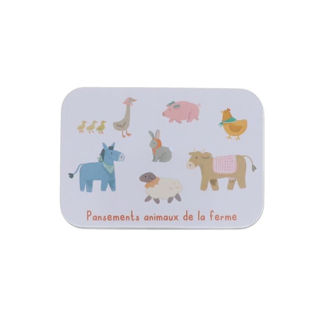 Boîte de 30 pansements enfant animaux de la ferme