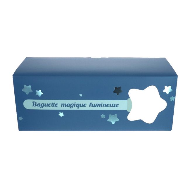 Lampe de poche enfant étoile baguette magique bleue