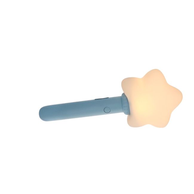 Lampe de poche enfant étoile baguette magique bleue