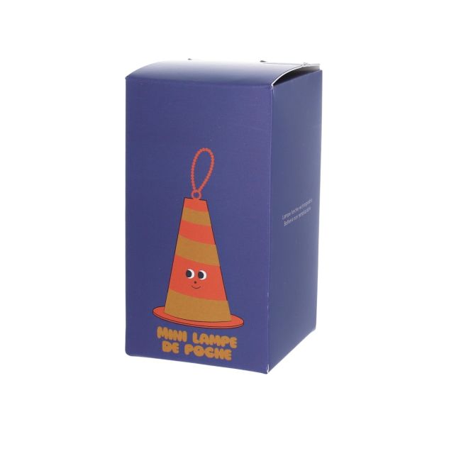 Lampe de poche en silicone cône de chantier - Bip Bip !