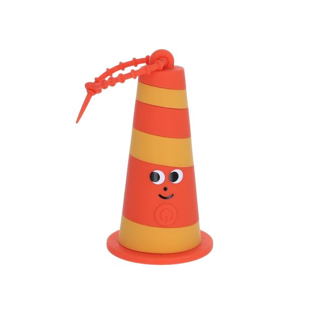 Lampe de poche en silicone cône de chantier - Bip Bip !