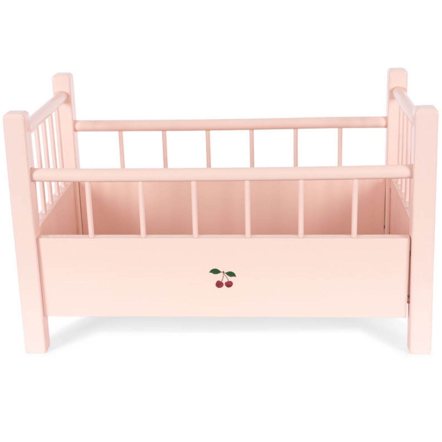 Lit pour poupée en bois rose - Konges Sløjd