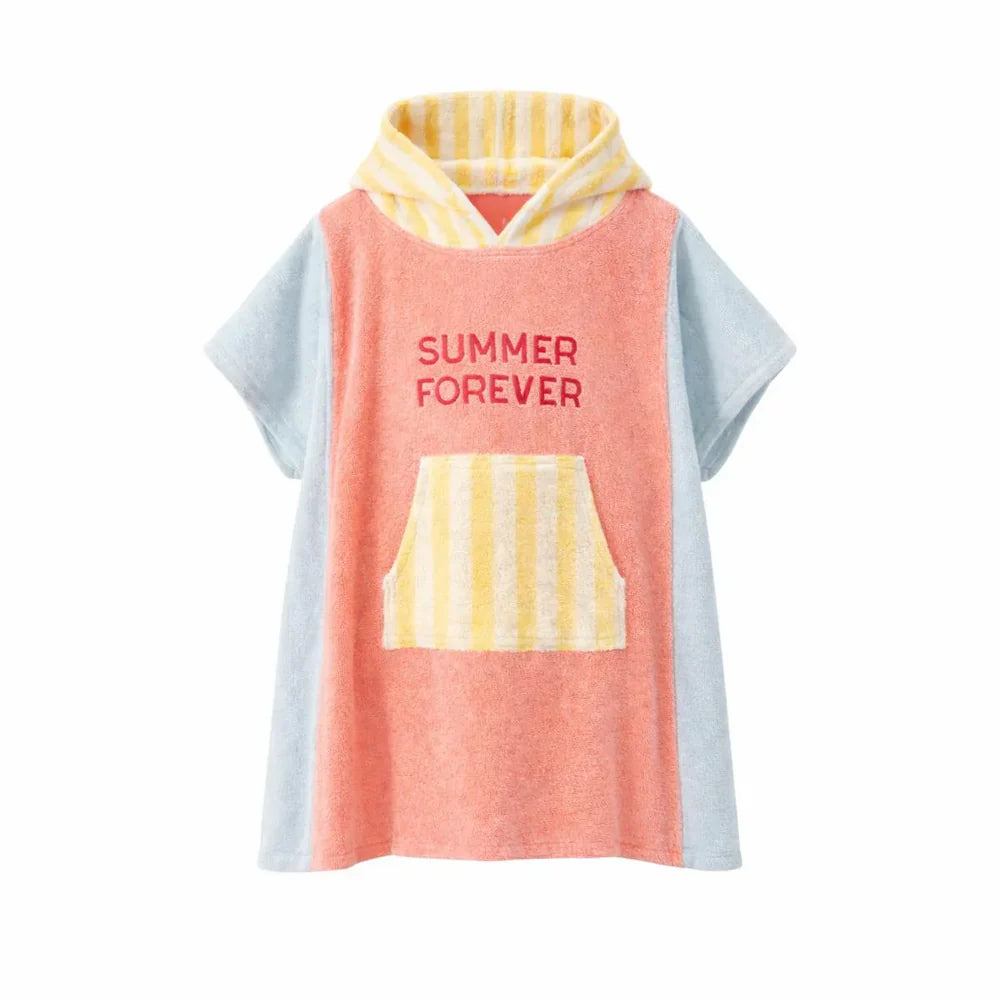 Poncho éponge Summer Forever Rose