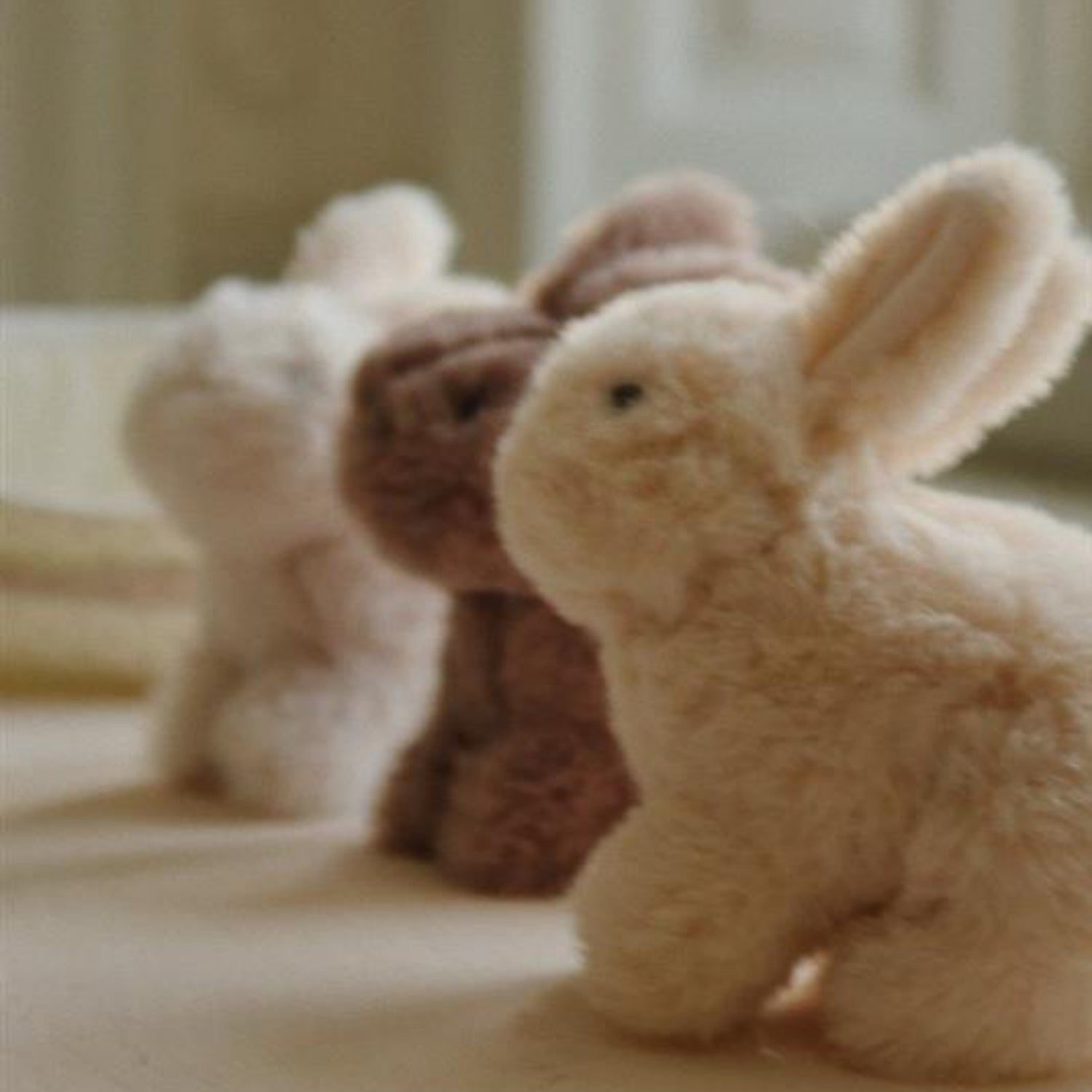 Panier 3 peluches lapin - Konges Sløjd
