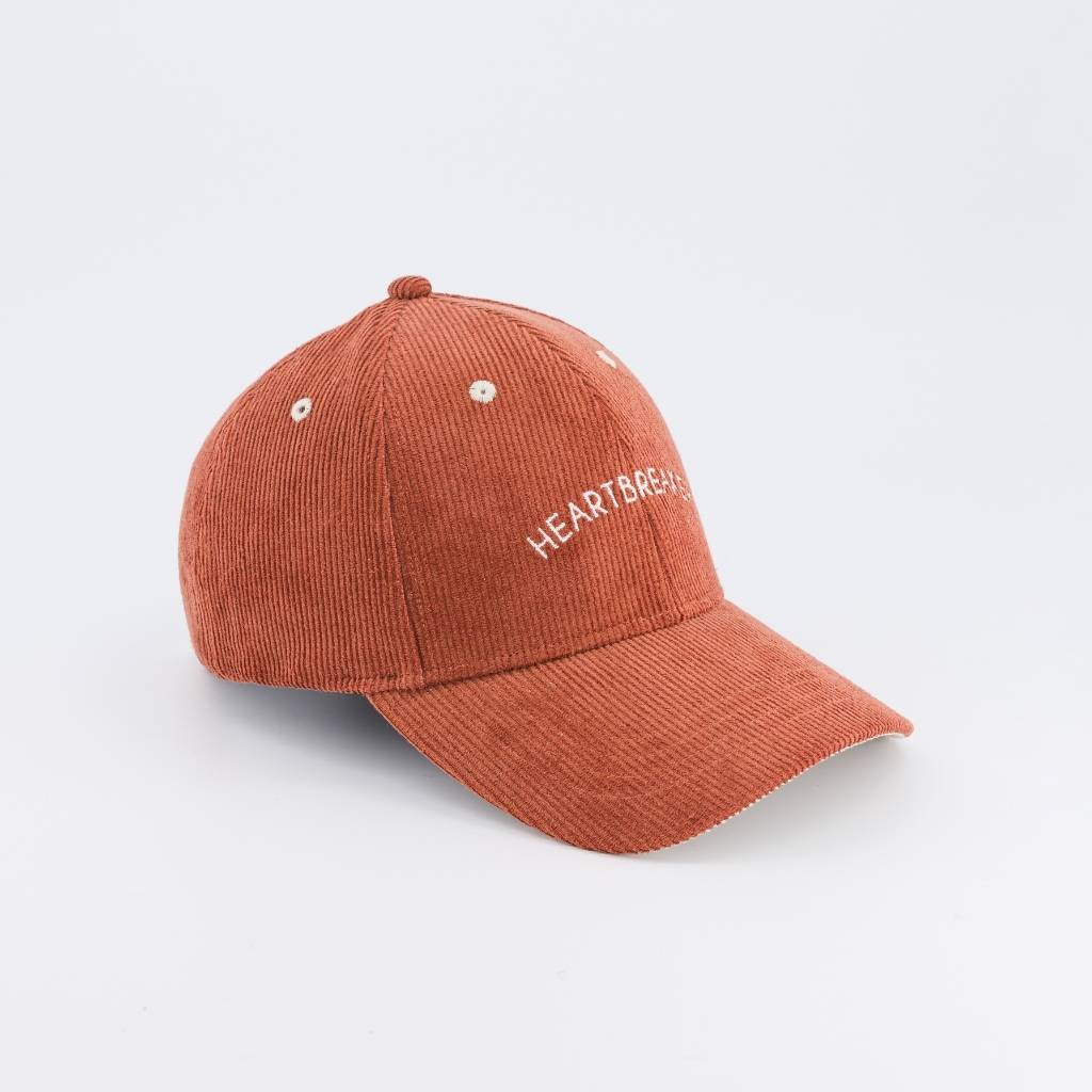 CASQUETTE VELOURS - HEARTBREAKER - CARAMEL