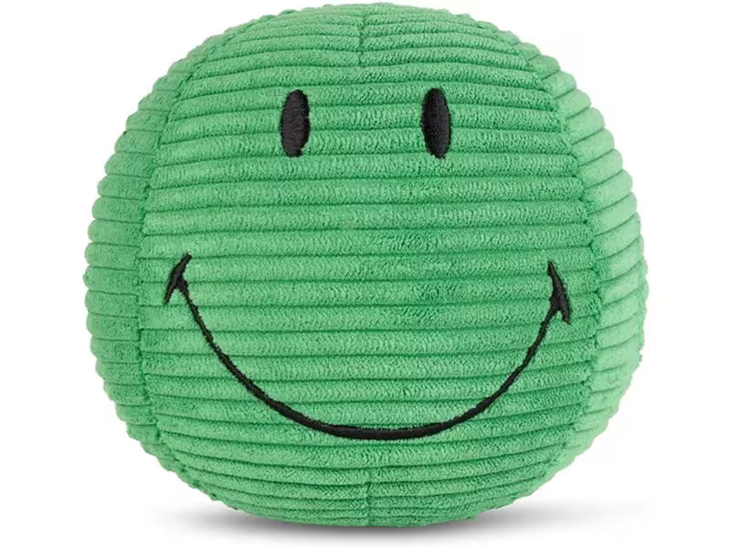 Peluche Smiley 13cm Fuzzy Vert