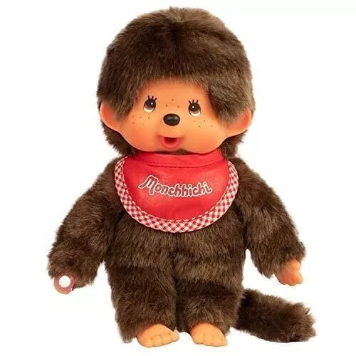 Monchhichi Garçon bavoir rouge 20 cm