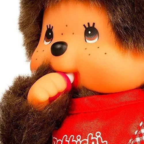 Monchhichi Garçon bavoir rouge 20 cm