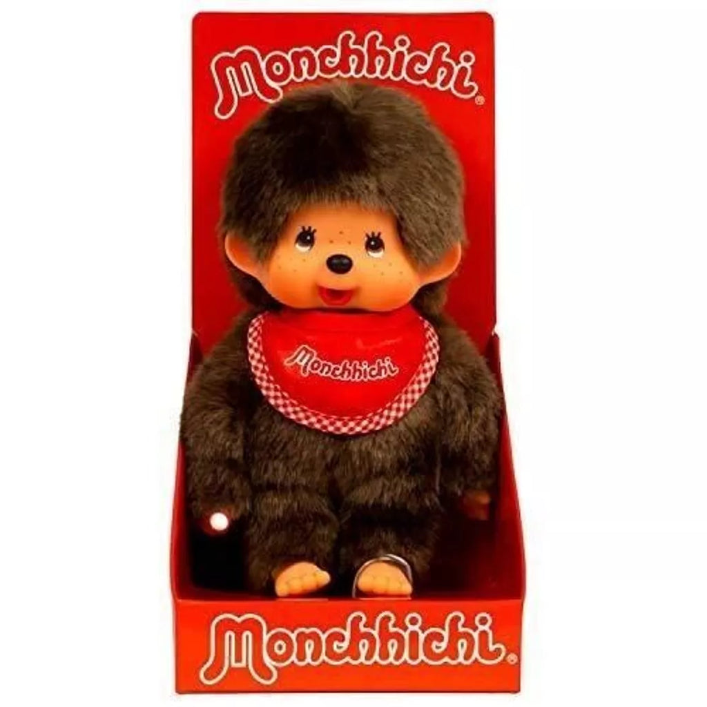 Monchhichi Garçon bavoir rouge 20 cm