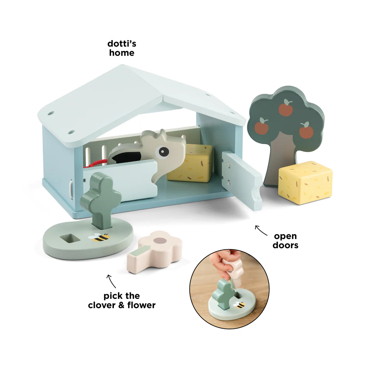 Coffret de jeu Tiny farm - Dotti - multicolore