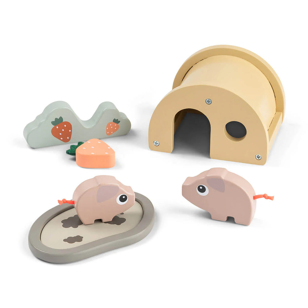 Coffret de jeu Tiny farm - Pigee - multicolore