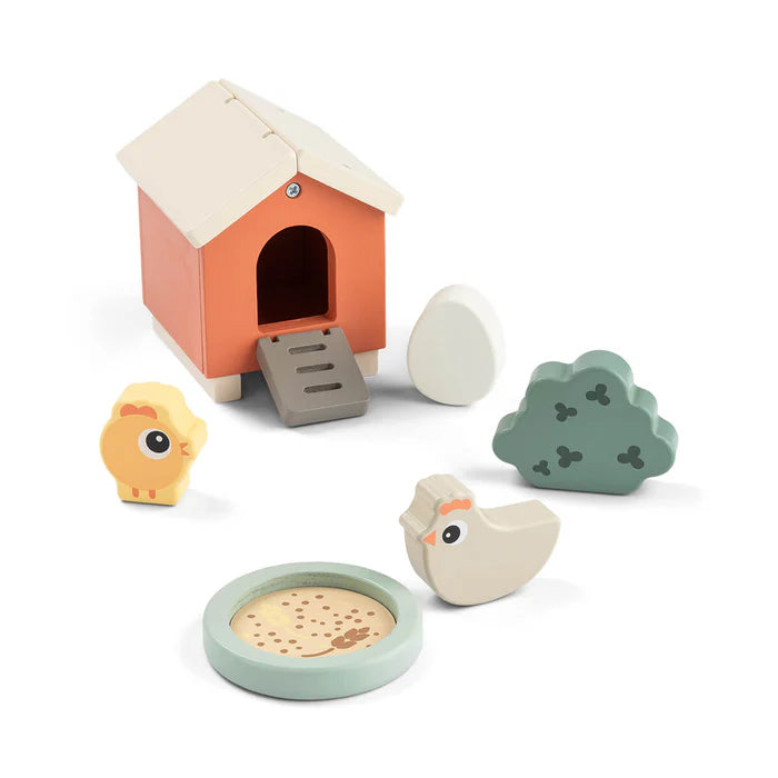 Coffret de jeu tiny farm - Clucky