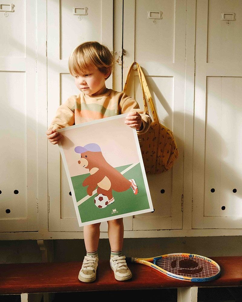 Affiche A3 - Ours foot